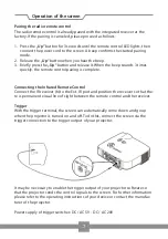 Предварительный просмотр 8 страницы Celexon HomeCinema Electric Tension screen Operation Manual