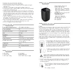 Preview for 2 page of Celexon Microphone UV Sterilizer Professional Operation Manual