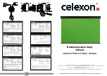 Celexon Motor Green Screen Manual предпросмотр