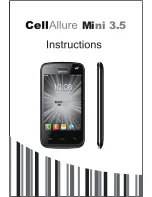 Preview for 1 page of CELLALLURE MINI 3.5 Instructions Manual