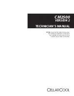 Предварительный просмотр 1 страницы CellarCool CM2500 Evaporator Technician Manual