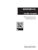 CellarCool MAGNUM H.E. Owner'S Manual preview