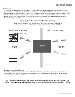 Preview for 11 page of CellarCool Optimum 2200 Owner'S Manual