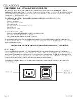 Preview for 12 page of CellarCool Optimum 2200 Owner'S Manual