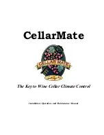 Preview for 1 page of CellarMate Wine Cellar Climate Control Installation, Operation And Maintenance Manual