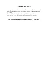 Preview for 2 page of CellarMate Wine Cellar Climate Control Installation, Operation And Maintenance Manual