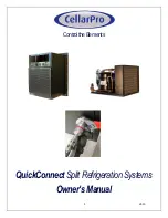 CellarPro 3000Shqc Owner'S Manual preview