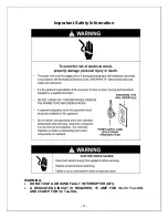 Предварительный просмотр 3 страницы Cellartec 1/2 Ton-SSL Installation, Operation & Care Manual