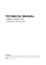 Preview for 3 page of Cellbox Flight CDI Technical Manual