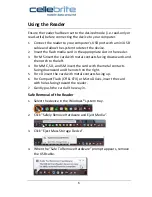 Предварительный просмотр 6 страницы Cellebrite Forensic Memory Card Reader User Manual