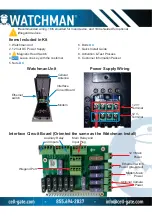 Preview for 2 page of CellGate WATCHMAN W461 Quick Install Manual