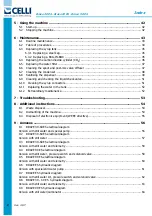 Preview for 4 page of Celli Brave 30 ES Use And Maintenance Manual