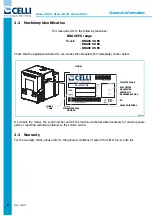 Предварительный просмотр 10 страницы Celli Brave 30 ES Use And Maintenance Manual