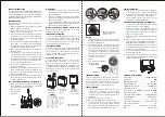 Предварительный просмотр 2 страницы Cellini CMF100 Instruction Manual