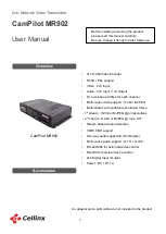 Preview for 1 page of Cellinx CamPilot MR902 User Manual