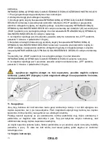 Preview for 180 page of Cello 501577365 Instruction Manual