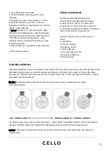 Preview for 13 page of Cello 502099676 Instruction Manual