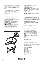 Preview for 26 page of Cello 502099676 Instruction Manual