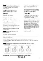 Preview for 7 page of Cello 502099678 Instruction Manual