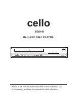 Cello BD2108 User Manual preview