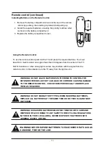 Предварительный просмотр 12 страницы Cello C16D12DVB-LED User Manual