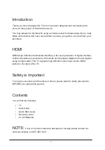 Preview for 2 page of Cello C32ZFCHAM-LED User Manual