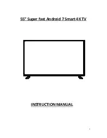 Preview for 1 page of Cello C55SFS4K Instruction Manual