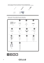 Preview for 4 page of Cello Lawrence 80 x 80 Instruction Manual