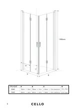 Preview for 6 page of Cello Lawrence 80 x 80 Instruction Manual