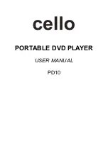 Preview for 1 page of Cello PD10 User Manual