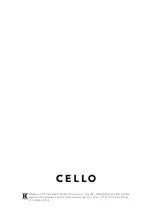 Preview for 25 page of Cello Solna Instruction Manual