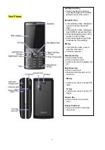 Предварительный просмотр 5 страницы Cellon Communications Technology C700TV User Manual