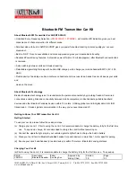 Предварительный просмотр 2 страницы Celltrend BTF-S1A1X User Manual