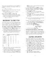 Preview for 8 page of Cellular One 832 CO-IIE Operating Instructions Manual