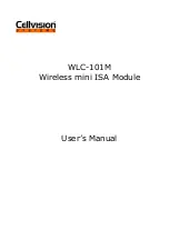 Cellvision Systems WLC-101M User Manual preview