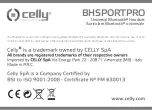 Предварительный просмотр 15 страницы Celly BHSPORTPRO Manual