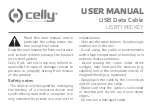 Celly USBTYPECKEY User Manual предпросмотр