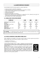 Preview for 4 page of Celme TOPVAC 220 Installation Instructions Manual