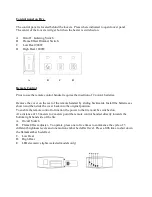 Preview for 4 page of Celsi 16" Electriflame XD series Instruction Booklet