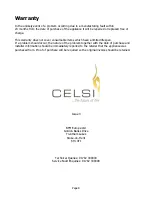 Preview for 9 page of Celsi B-1001645 User Manual