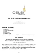 Celsi B-1004554 Manual preview