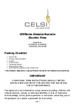 Celsi B-1009635 Manual preview