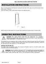 Preview for 8 page of Celsi B-160940 Homeowner'S Instructions & Operating Manual