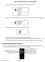 Preview for 11 page of Celsi B-160940 Homeowner'S Instructions & Operating Manual