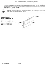 Preview for 6 page of Celsi EFXDHOWRE-ERP Homeowner'S Instructions & Operating Manual