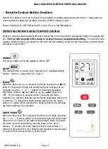 Preview for 11 page of Celsi EFXDHOWRE-ERP Homeowner'S Instructions & Operating Manual