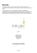 Preview for 12 page of Celsi Electriflame VR B-1005973 Manual