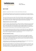 Celsicom MM601 User Manual preview