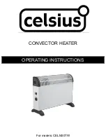 Preview for 1 page of Celsius CELM20TW Operating Instructions