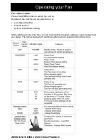 Preview for 8 page of Celsius CELMF110 Operating Instructions Manual